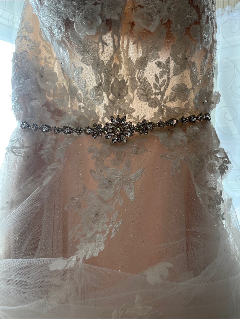 Rhinestone wedding belt